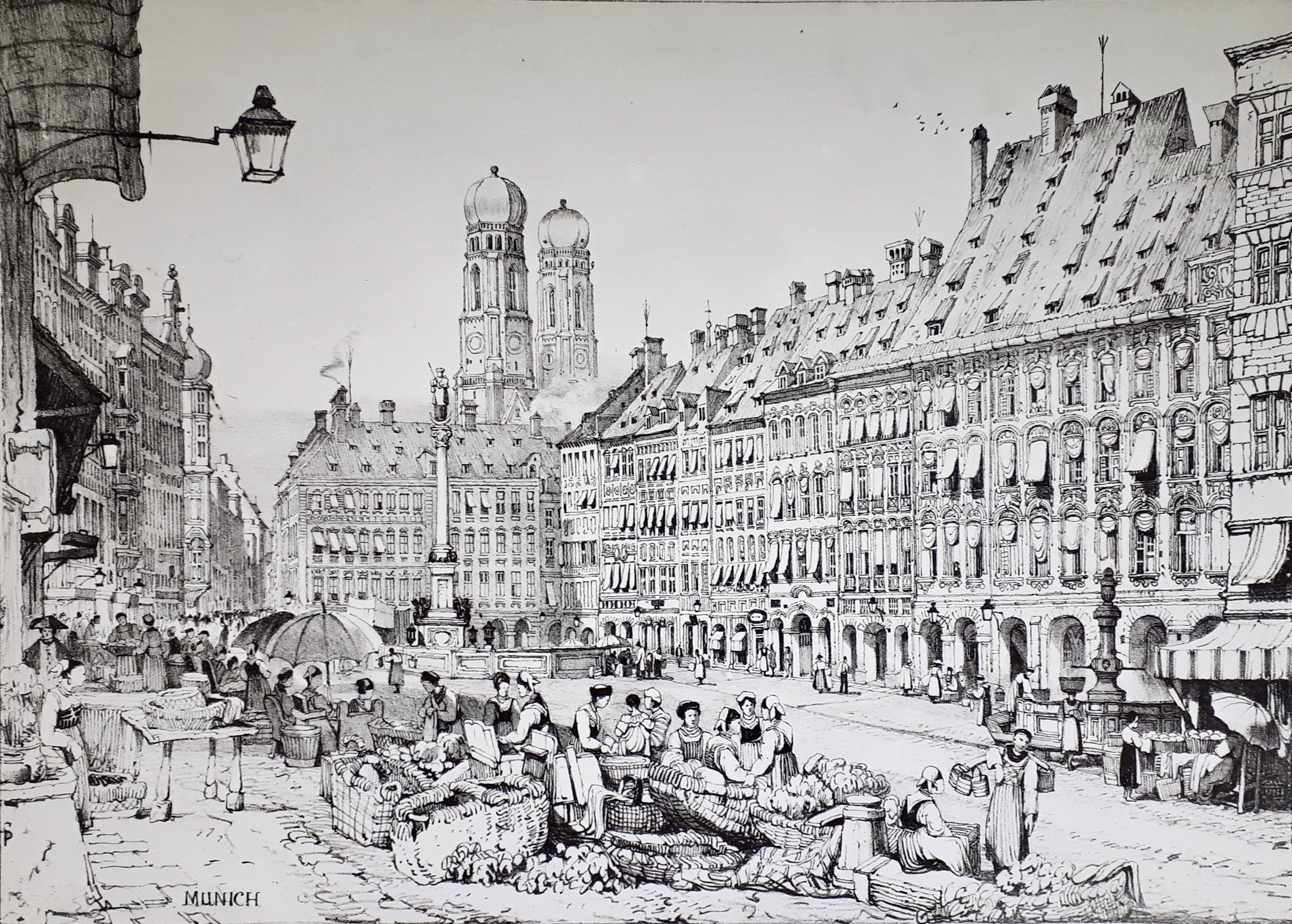 Munich – Samuel Prout, 1833